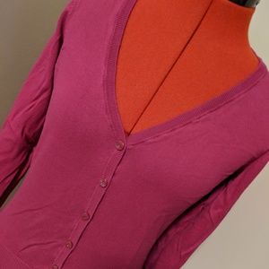 H&M Classic Cardigan in Hot Pink